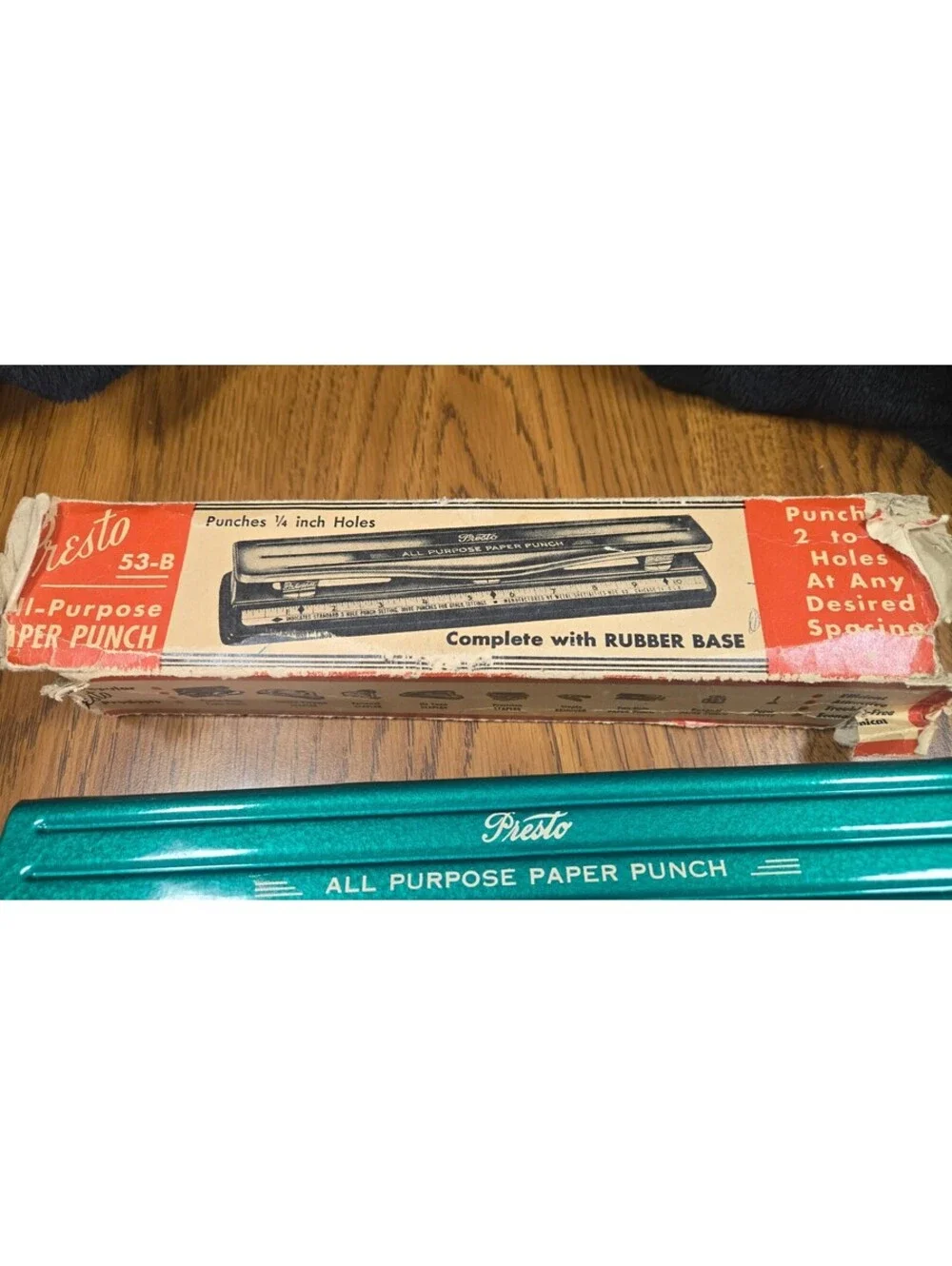 Vintage Presto 53-B All Purpose Paper Punch Office Tool